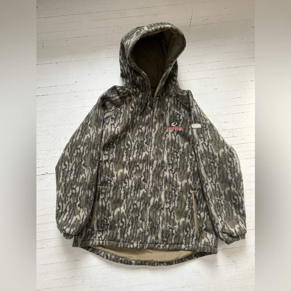 Y2K EHG Mossy Oaks Heavy Fleece Hooded Jacket